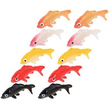 10 Pcs Artificial Plastic Carp