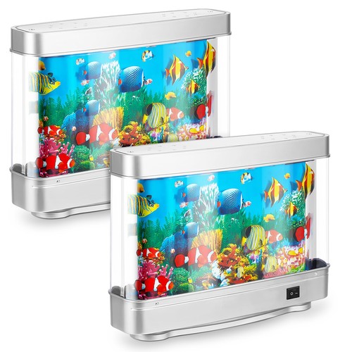 Pcs fake fish tank with - 2,