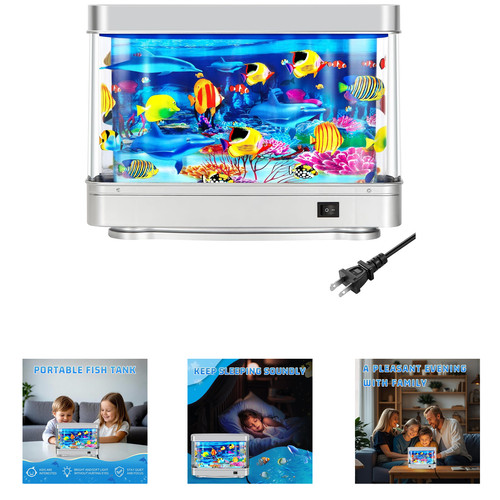Fake motion fish tank mini - fake,