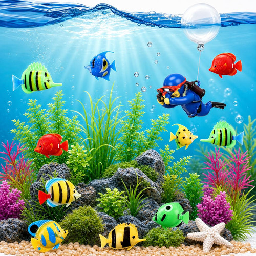 Pcs plastic fish tank - fish,
