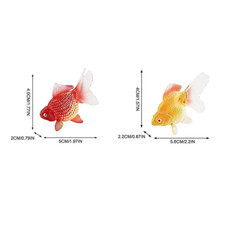 2Pcs/Set Gold Fish Toys
