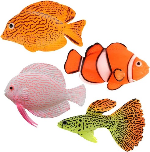 4pcs artificial fish - artificial, aquarium