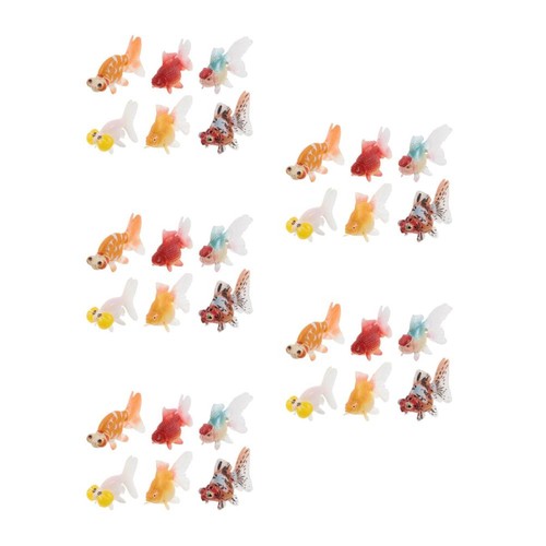 30pcs artificial plastic fish - artificial,