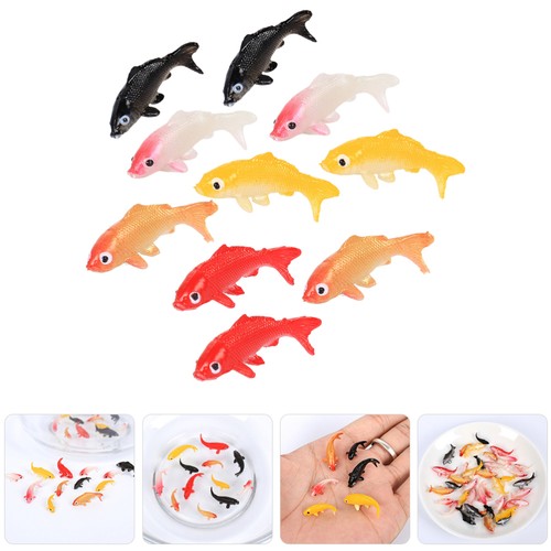 Pcs plastic fake carp - 10,