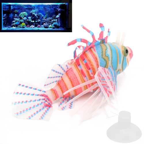 Glowing artificial lionfish - glowing,