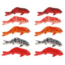 10 Pcs Fish Toy Artificial