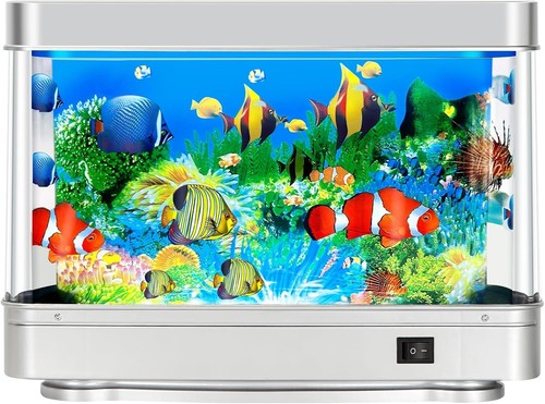 Fake fish tank - fish, night